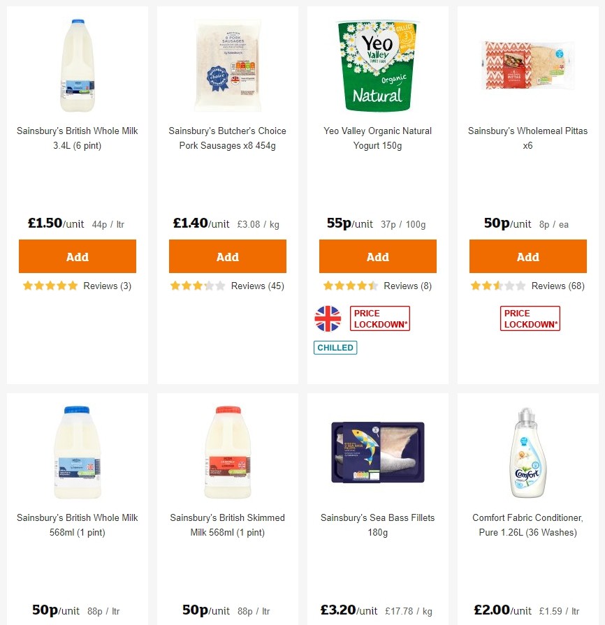 Sainsbury's Offers from 27 December