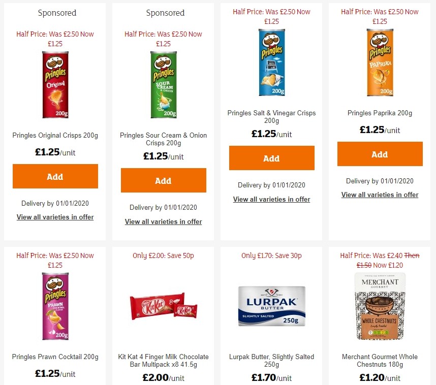 Sainsbury's Offers from 27 December