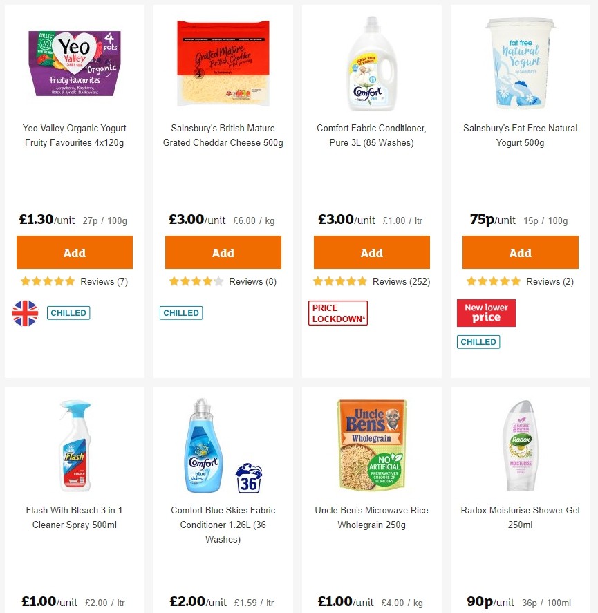 Sainsbury's Offers from 3 January