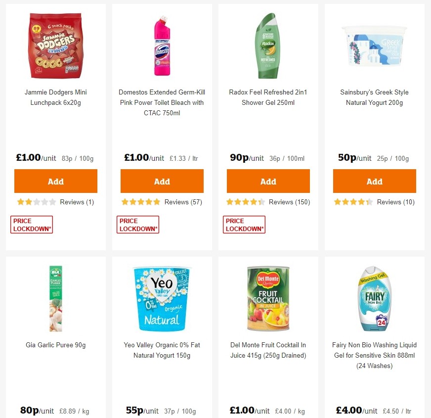 Sainsbury's Offers from 3 January