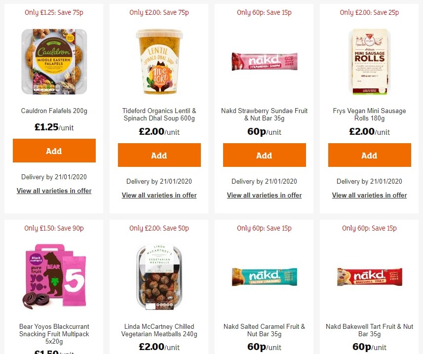 Sainsbury's Offers from 3 January