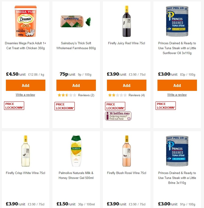 Sainsbury's Offers from 10 January