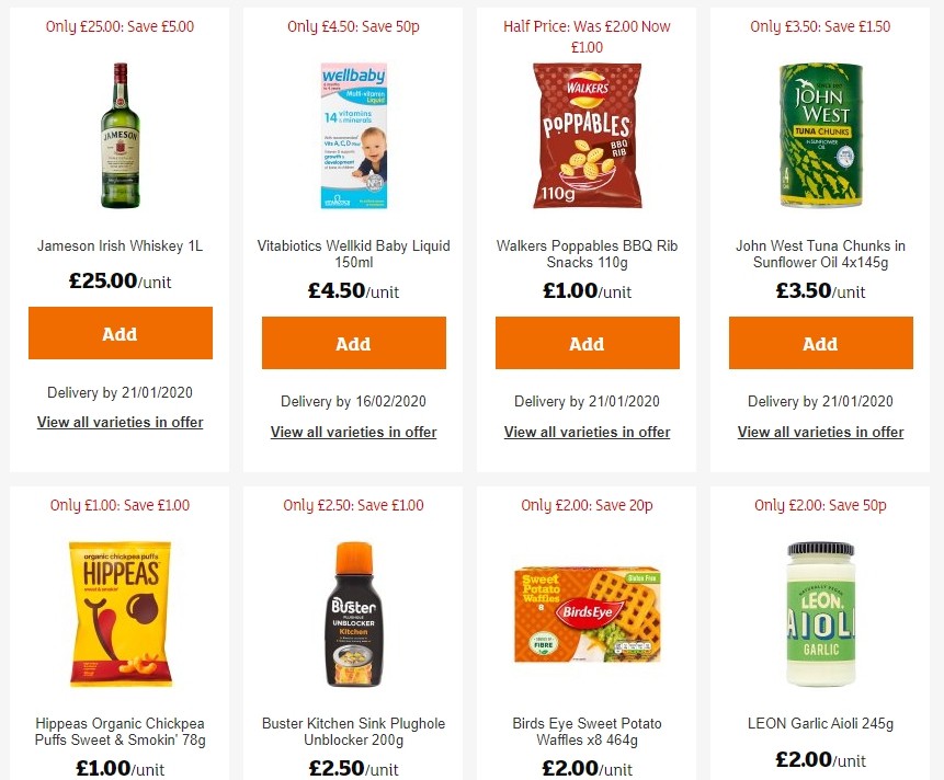 Sainsbury's Offers from 17 January
