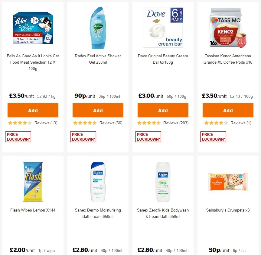 Sainsbury's Offers from 17 January