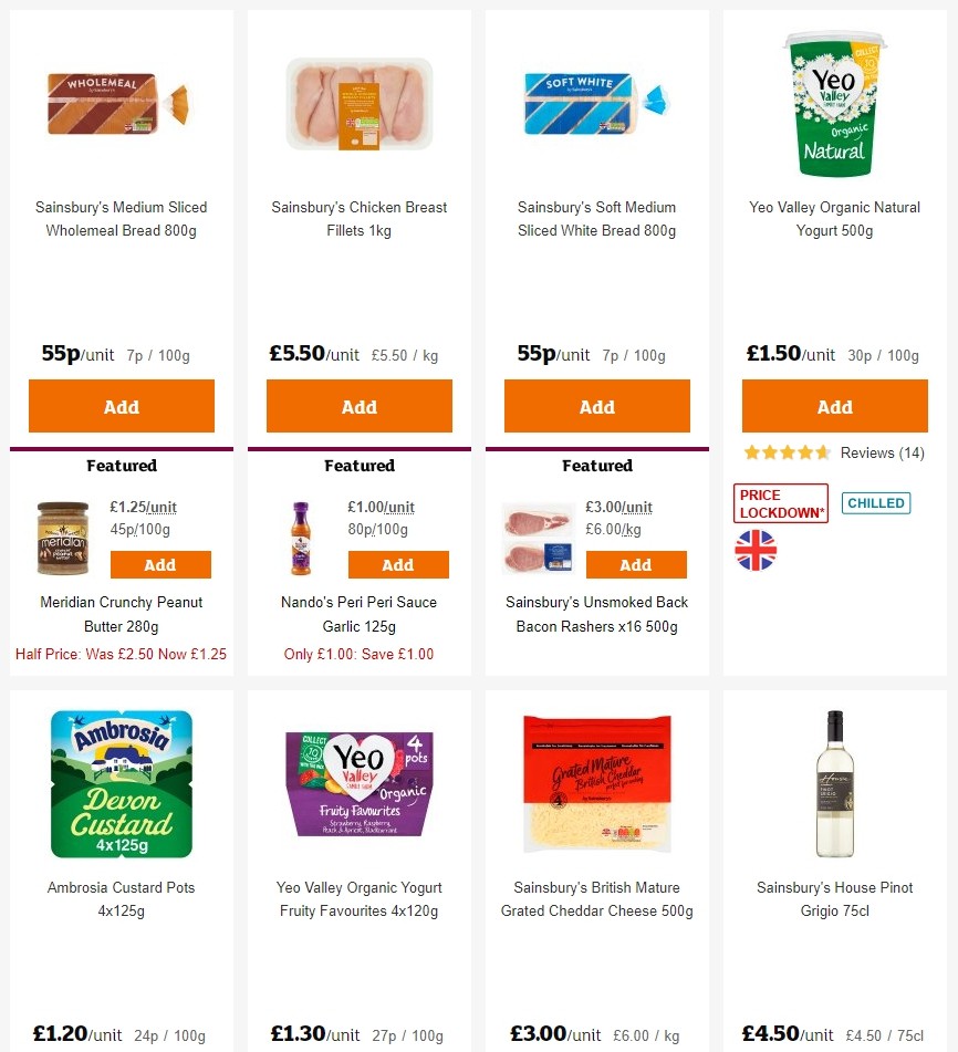 Sainsbury's Offers from 17 January