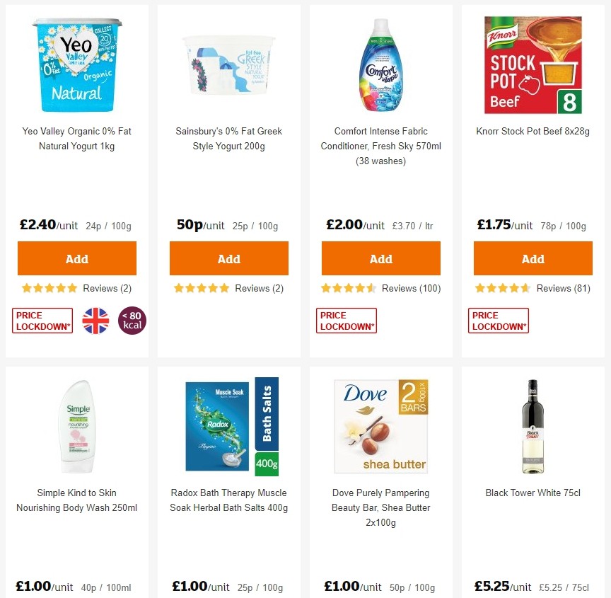 Sainsbury's Offers from 17 January