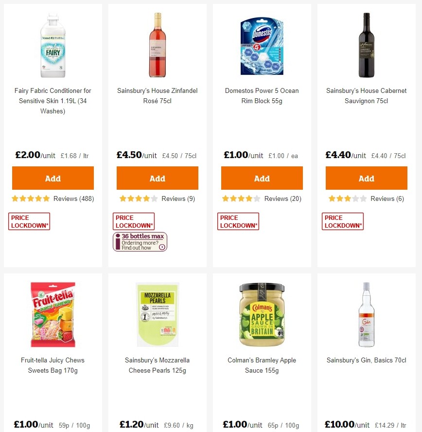 Sainsbury's Offers from 17 January