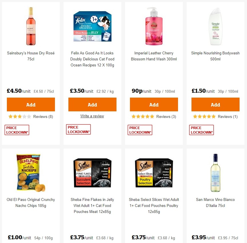 Sainsbury's Offers from 17 January