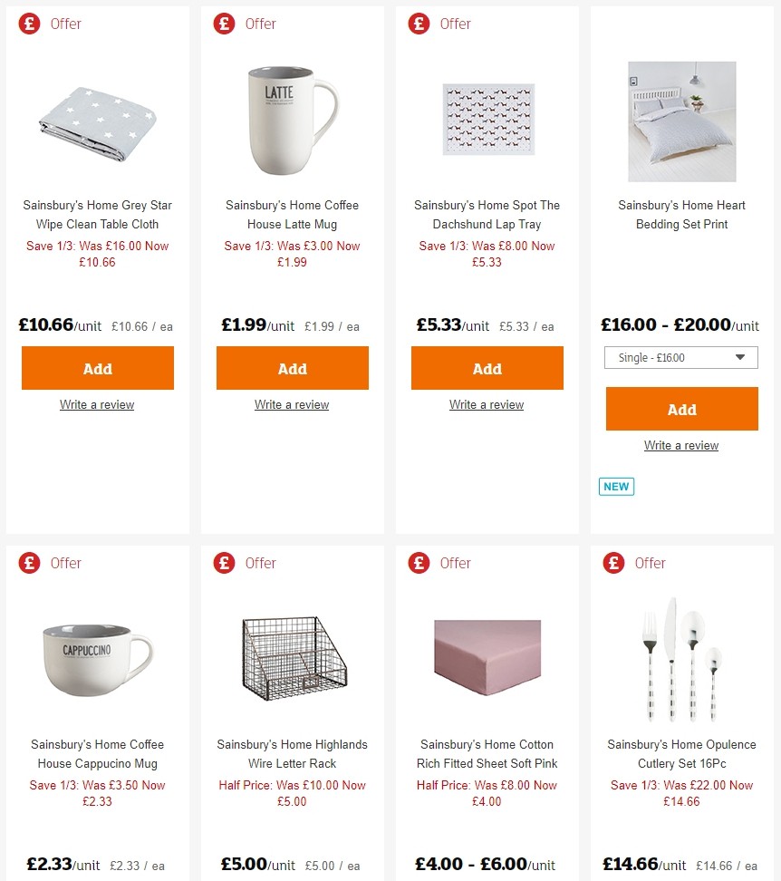 Sainsbury's Offers from 17 January