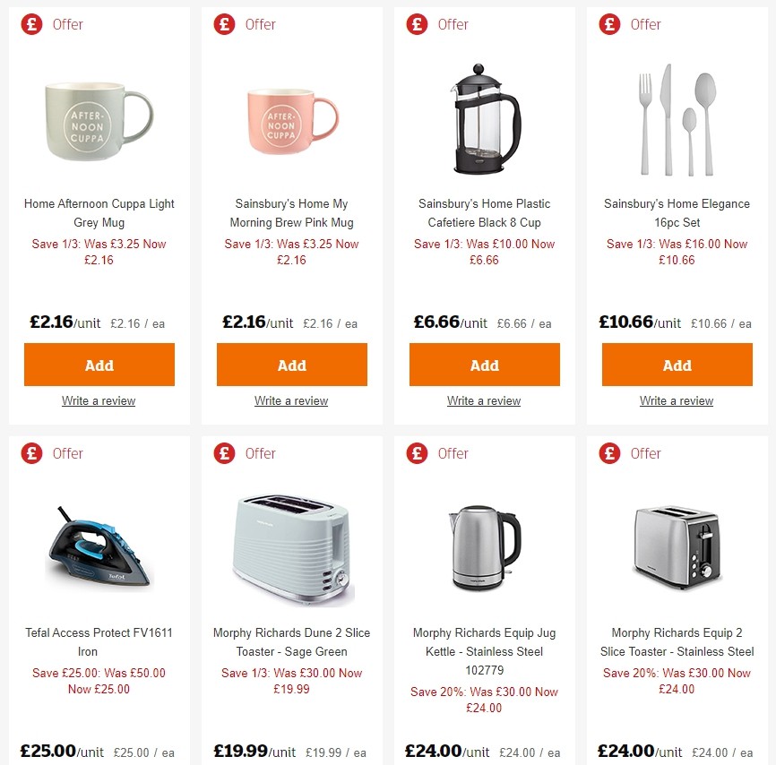Sainsbury's Offers from 17 January