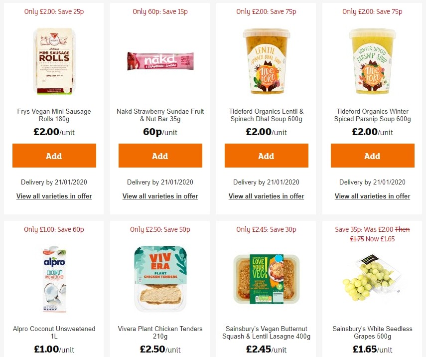 Sainsbury's Offers from 17 January