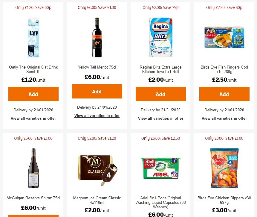 Sainsbury's Offers from 17 January