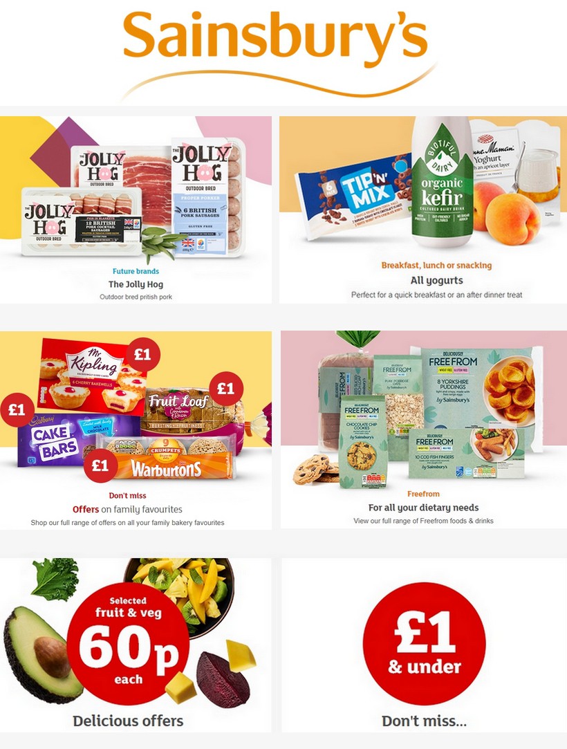 Sainsbury's Offers from 24 January