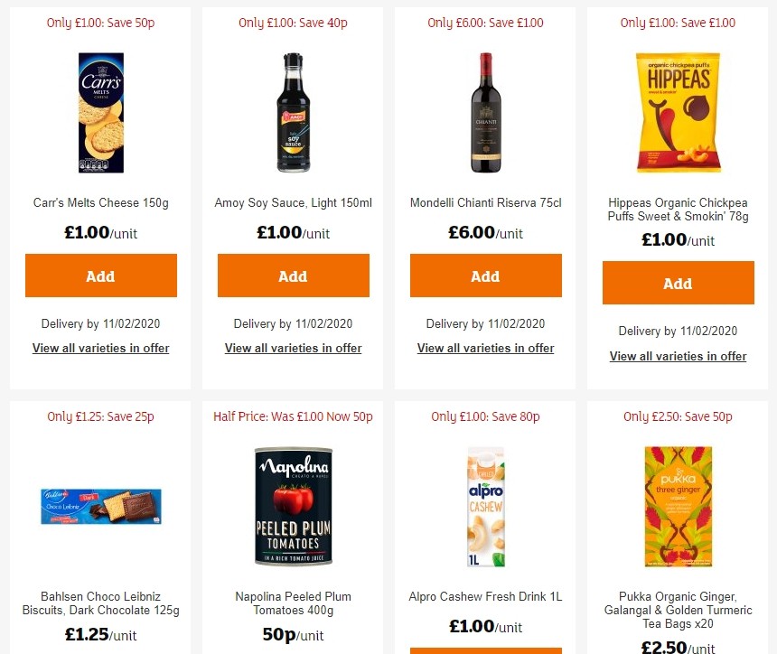 Sainsbury's Offers from 24 January