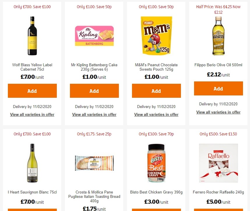Sainsbury's Offers from 24 January