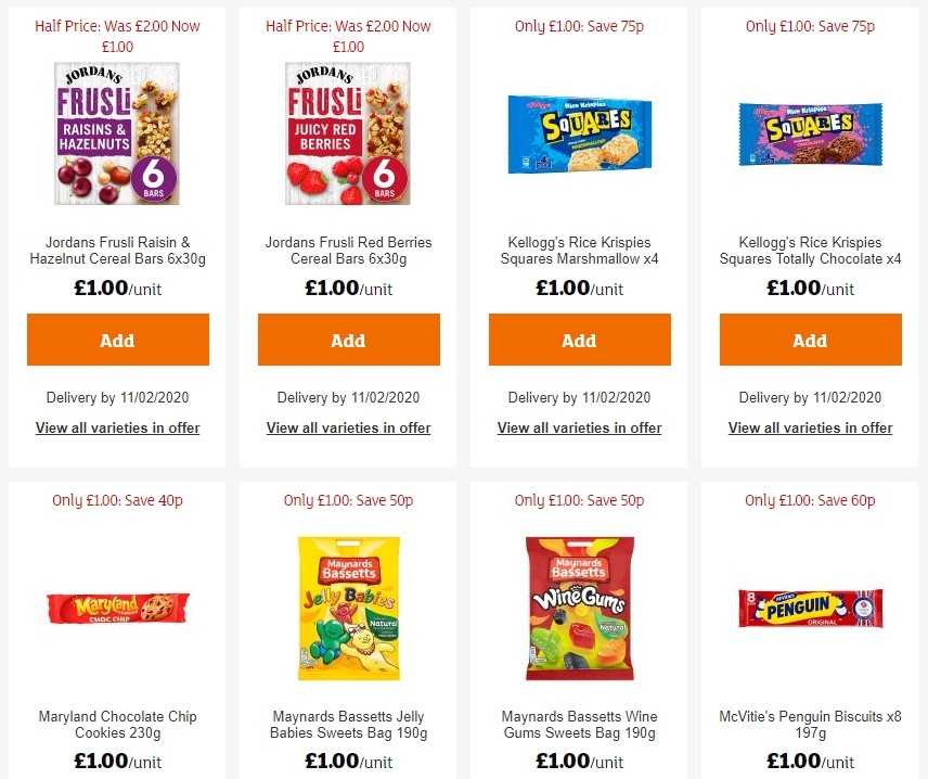 Sainsbury's Offers from 24 January