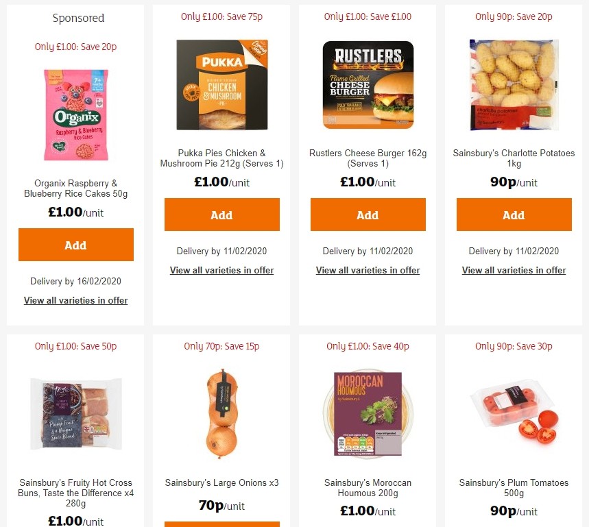 Sainsbury's Offers from 24 January