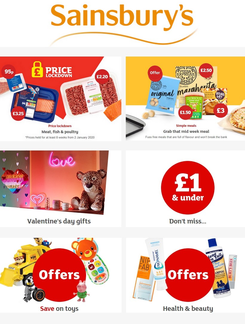 Sainsbury's Offers from 31 January