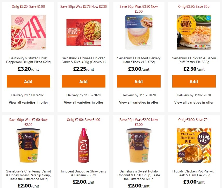Sainsbury's Offers from 31 January