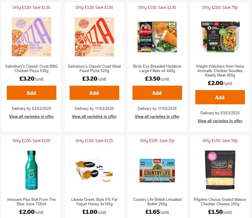 Sainsbury's Offers from 31 January