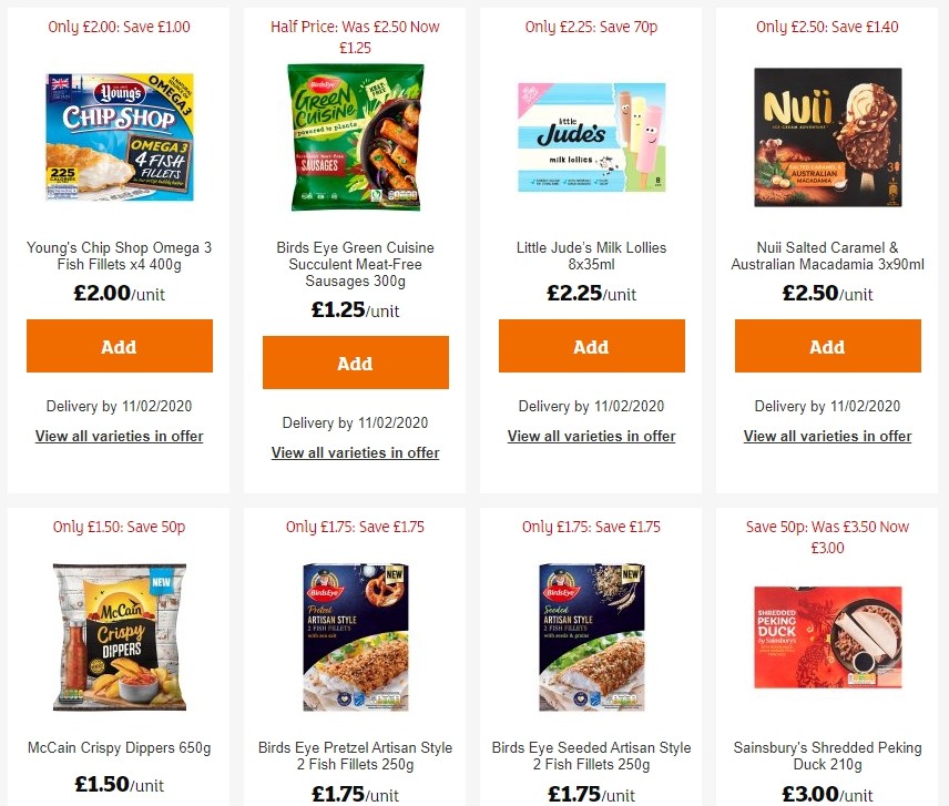 Sainsbury's Offers from 31 January
