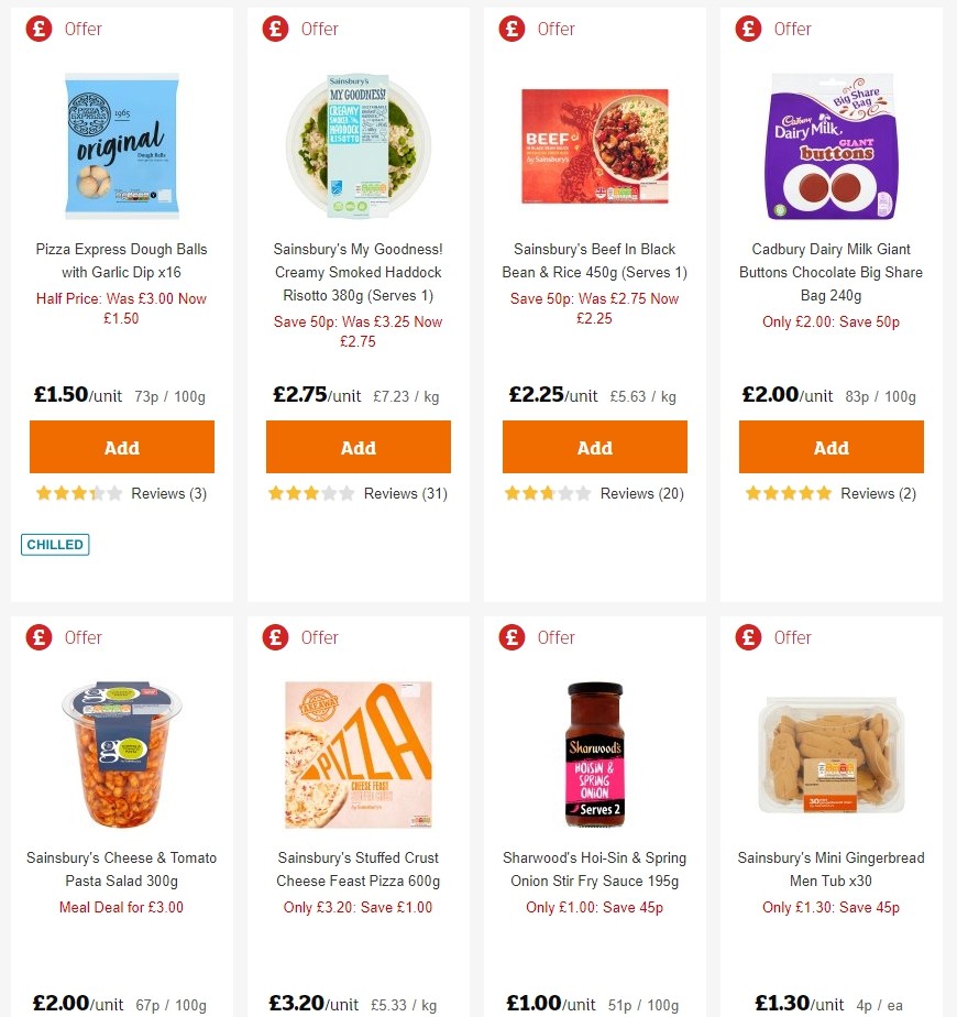 Sainsbury's Offers from 31 January