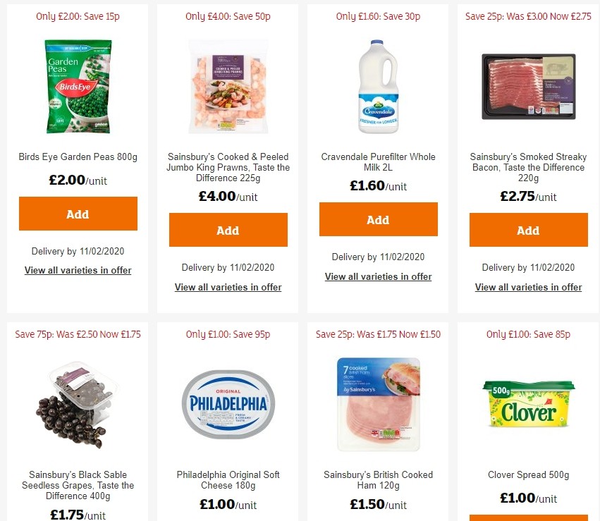 Sainsbury's Offers from 31 January