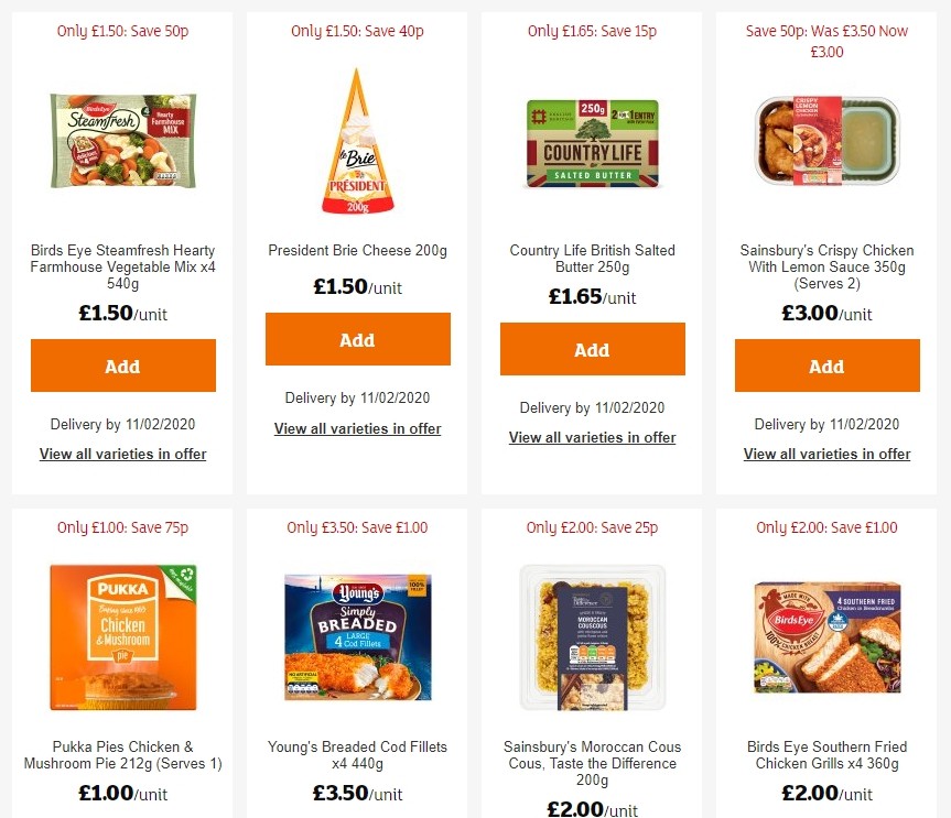Sainsbury's Offers from 31 January