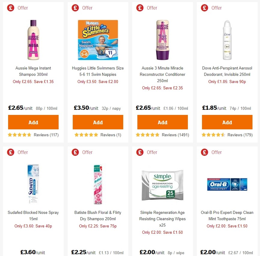 Sainsbury's Offers from 7 February