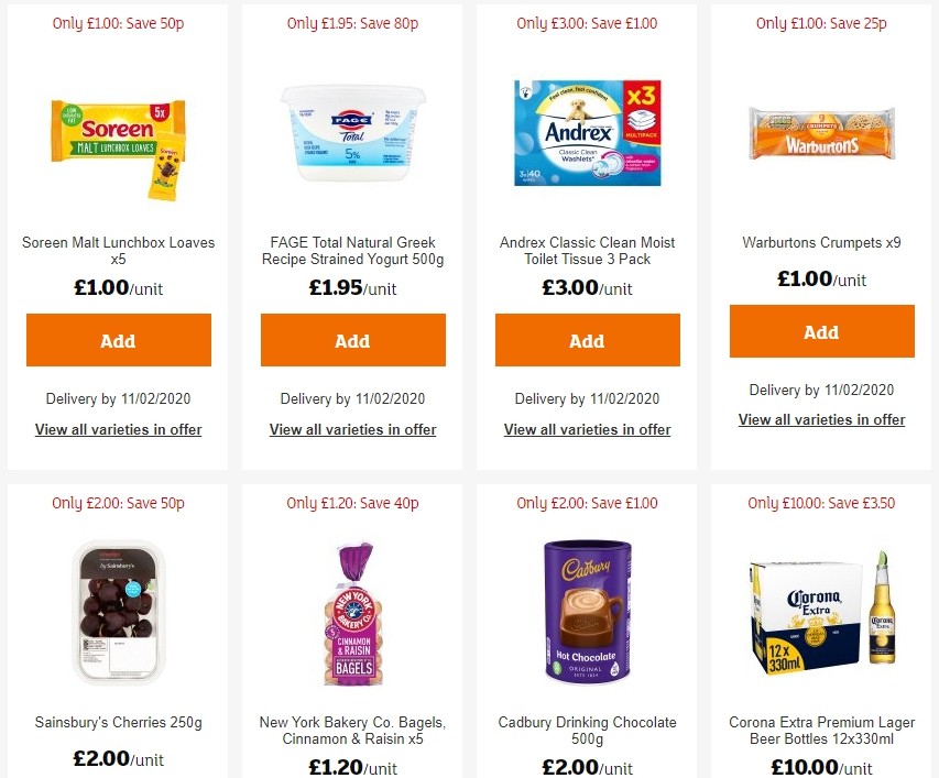 Sainsbury's Offers from 7 February