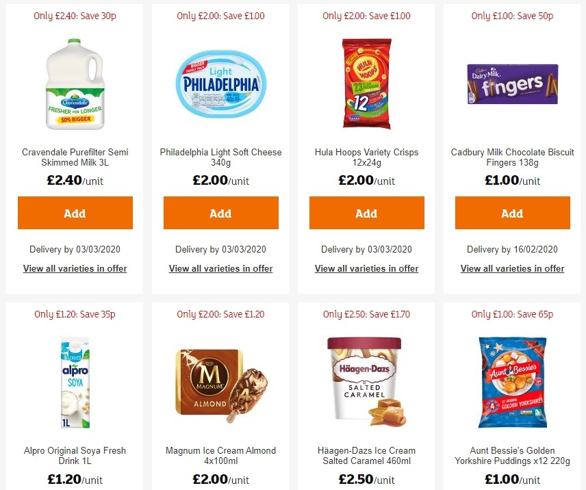 Sainsbury's Offers from 14 February