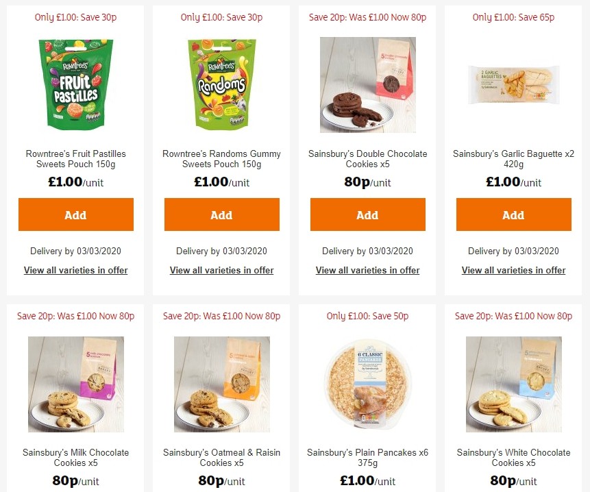 Sainsbury's Offers from 14 February
