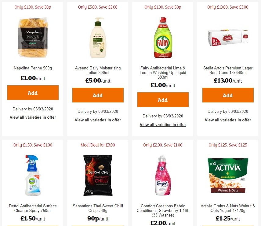 Sainsbury's Offers from 21 February