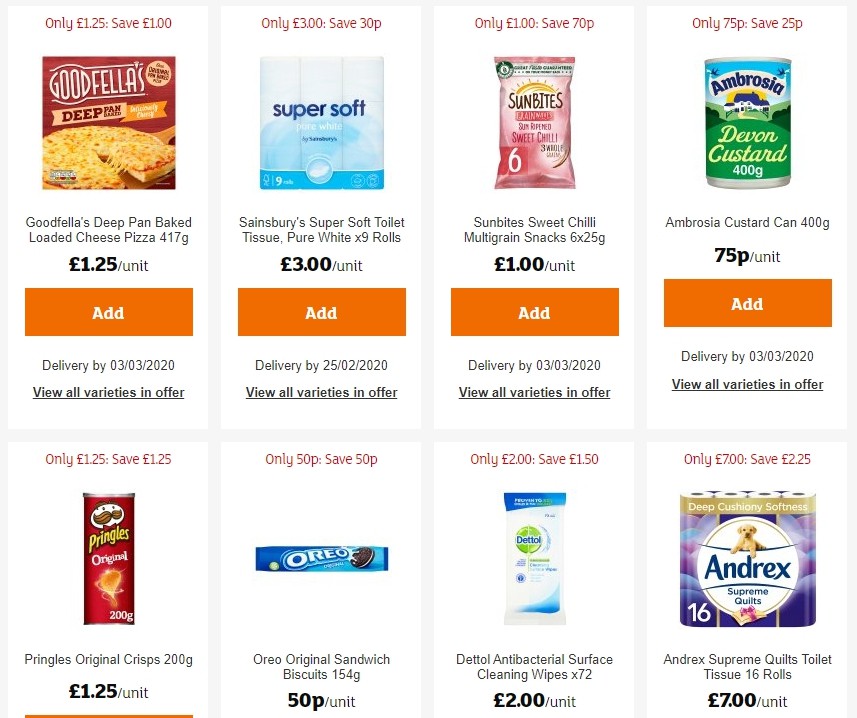 Sainsbury's Offers from 21 February