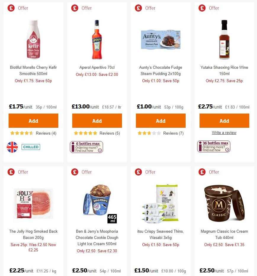 Sainsbury's Offers from 21 February