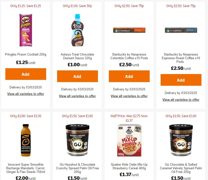 Sainsbury's Offers from 21 February