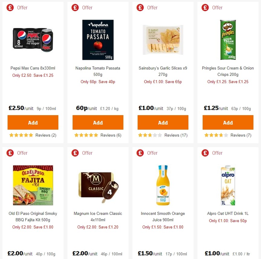 Sainsbury's Offers from 28 February
