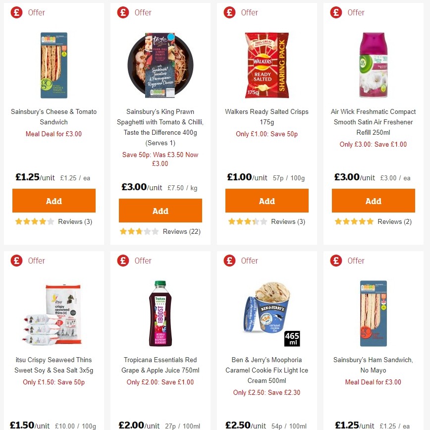 Sainsbury's Offers from 28 February