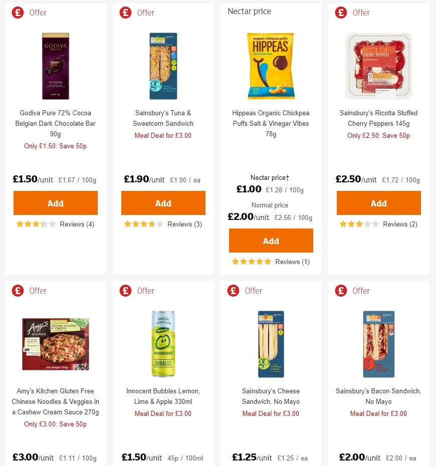 Sainsbury's Offers from 28 February