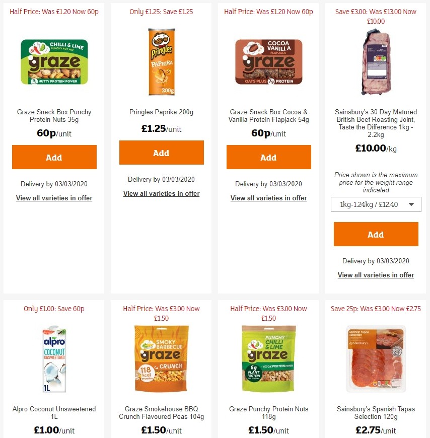 Sainsbury's Offers from 28 February