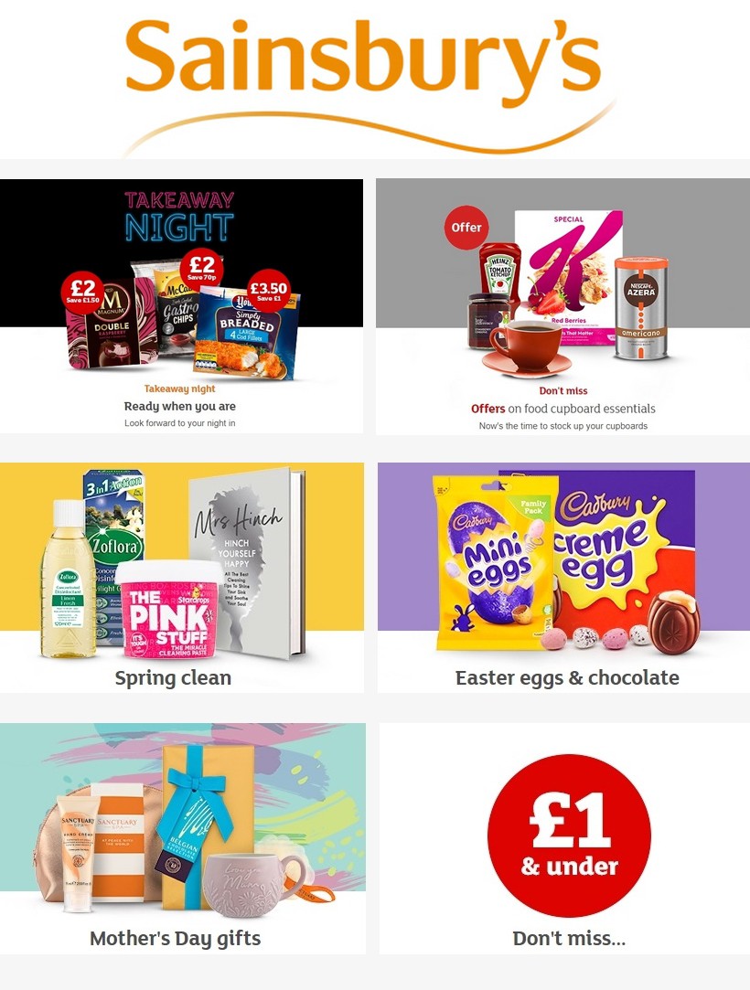 Sainsbury's Offers from 6 March