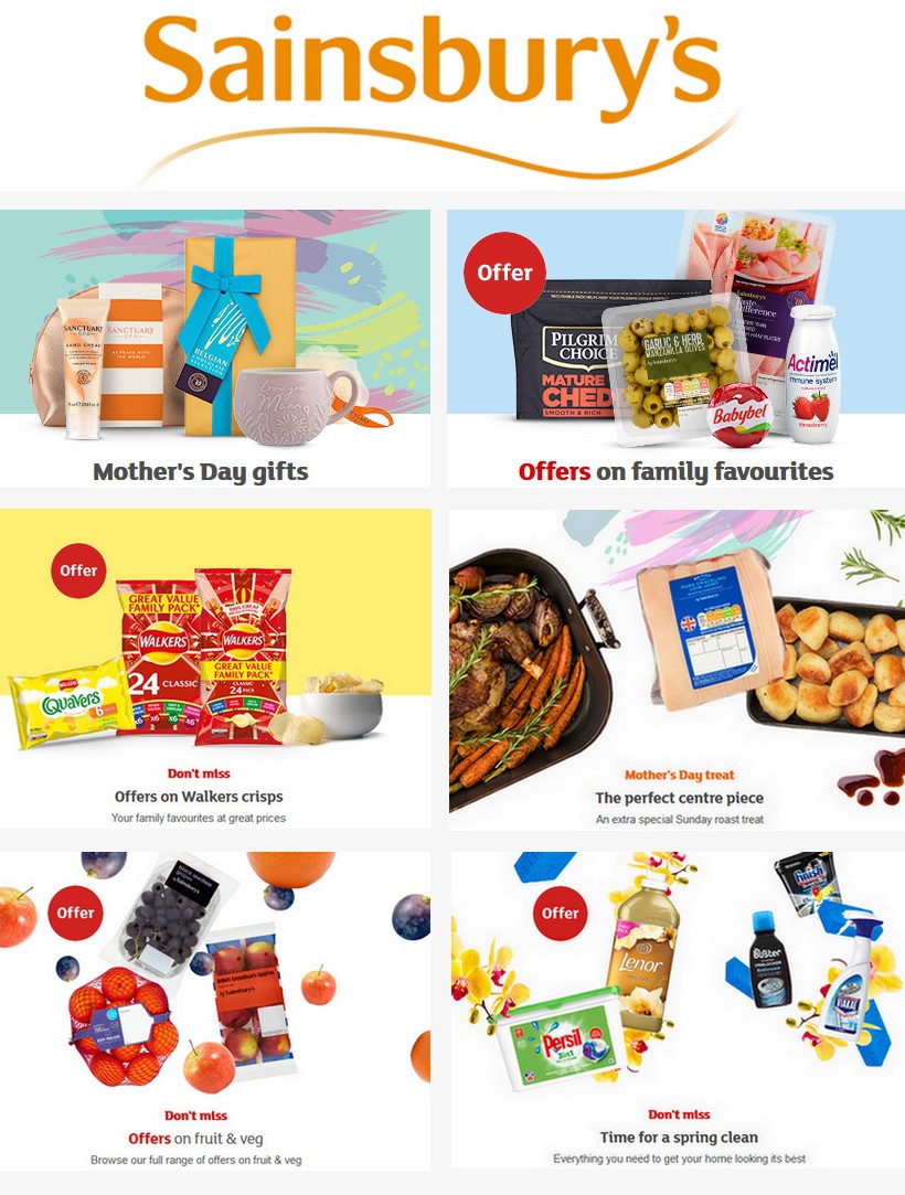 Sainsbury's Offers from 13 March