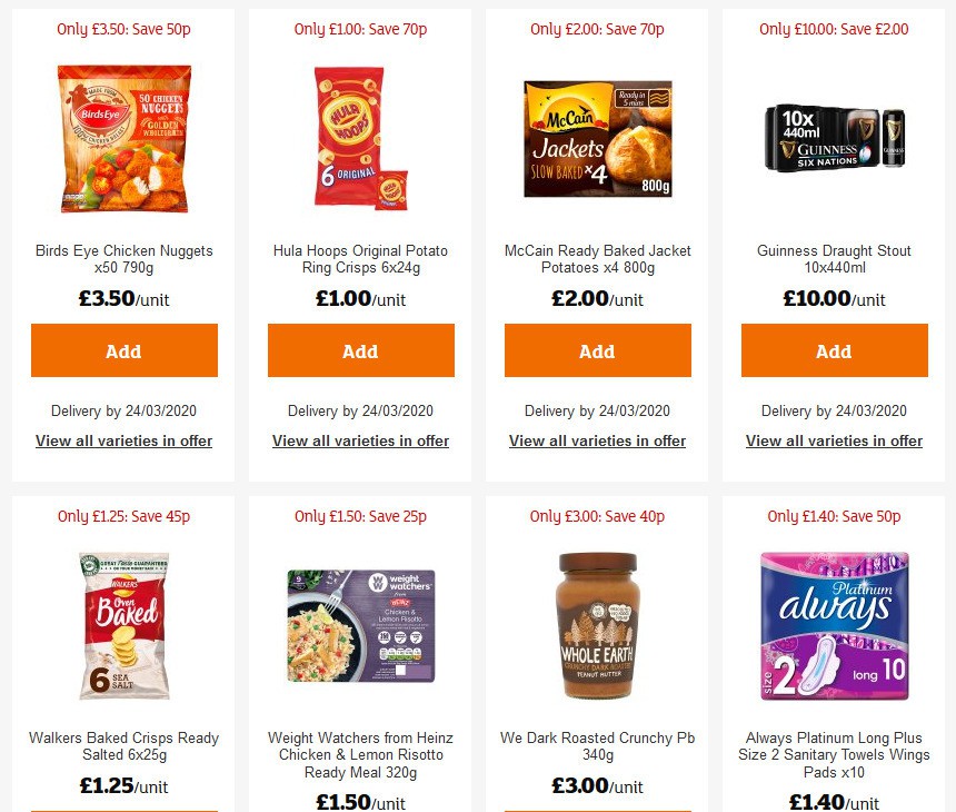 Sainsbury's Offers from 20 March