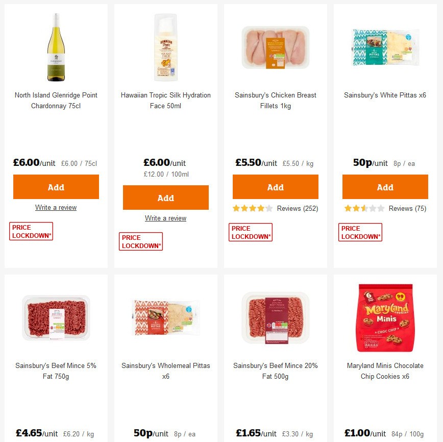 Sainsbury's Offers from 27 March
