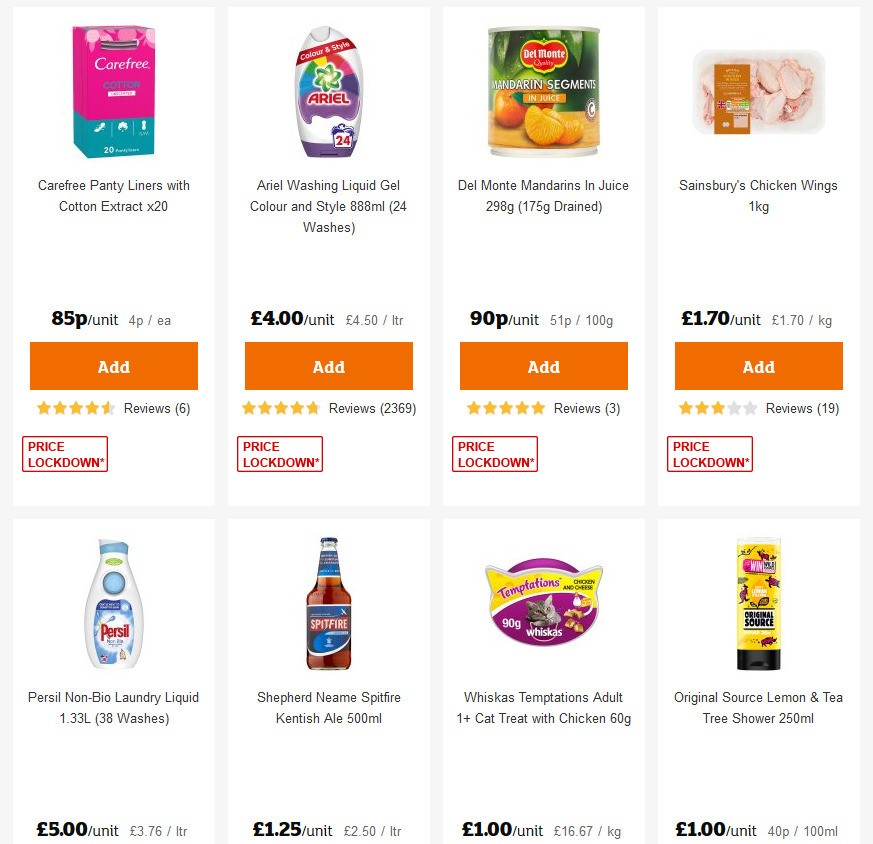 Sainsbury's Offers from 27 March