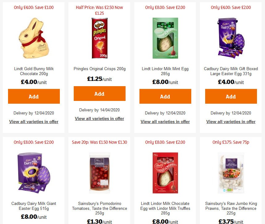 Sainsbury's Offers from 27 March