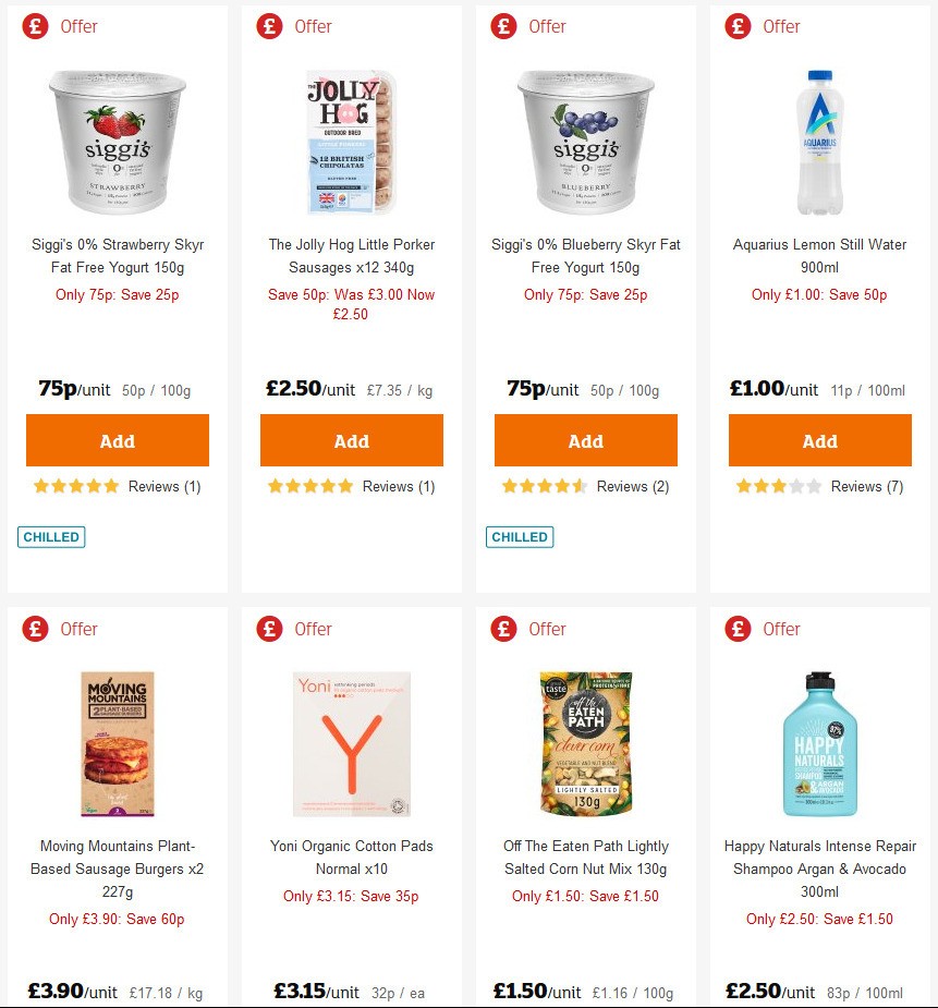 Sainsbury's Offers from 3 April