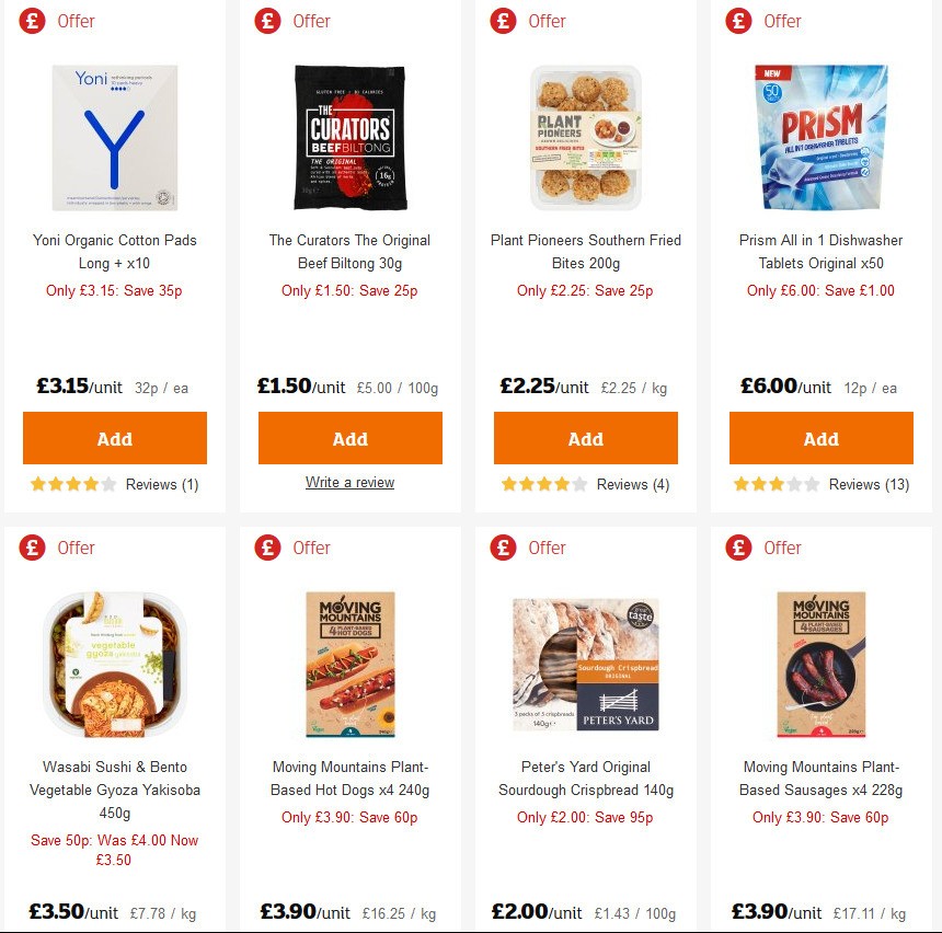 Sainsbury's Offers from 3 April