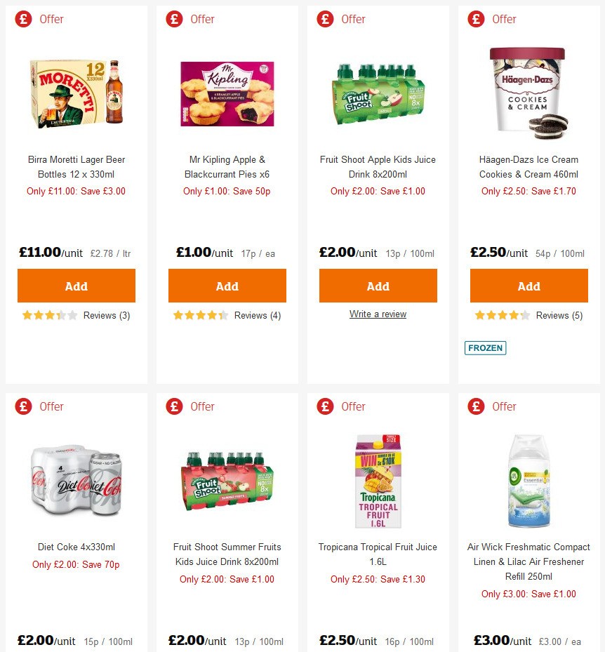 Sainsbury's Offers from 10 April