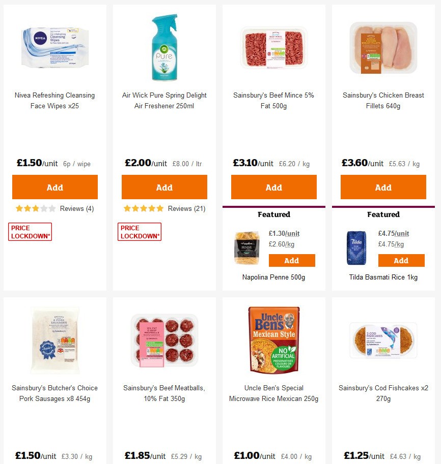 Sainsbury's Offers from 10 April